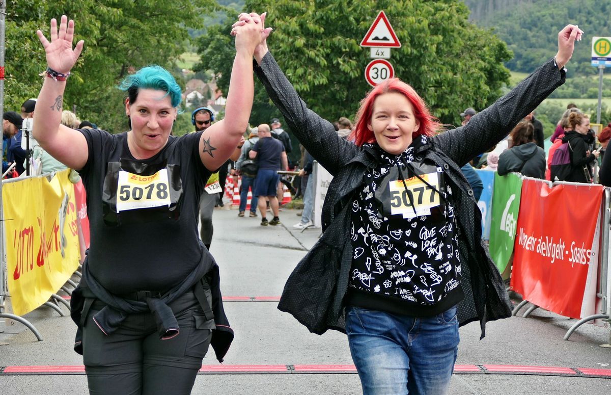 Jubel im Zieleinlauf